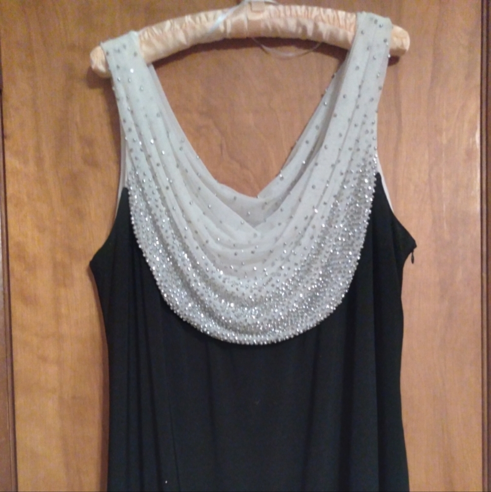 R & M Richards Black Dress